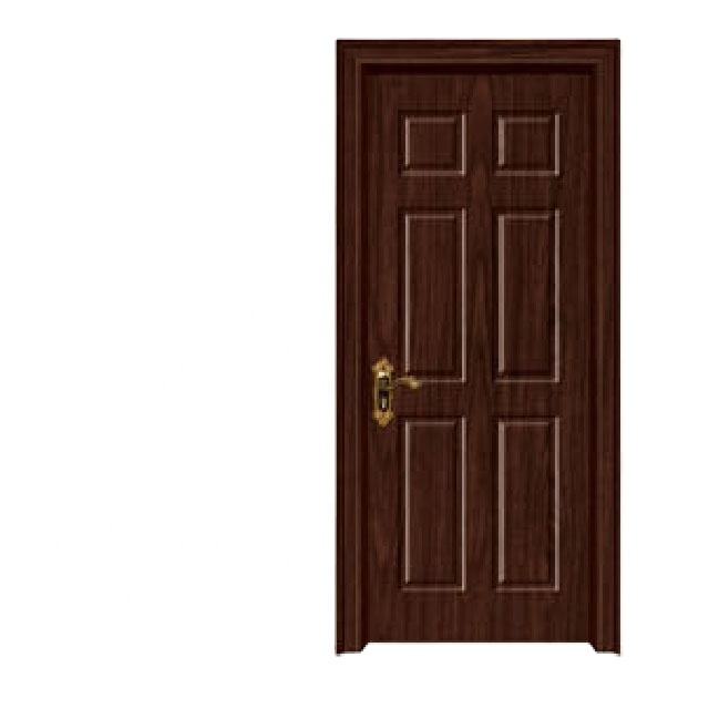 High reputation fashionable bamboo pattern carved smooth surface teenage mdf cheap bedroom door